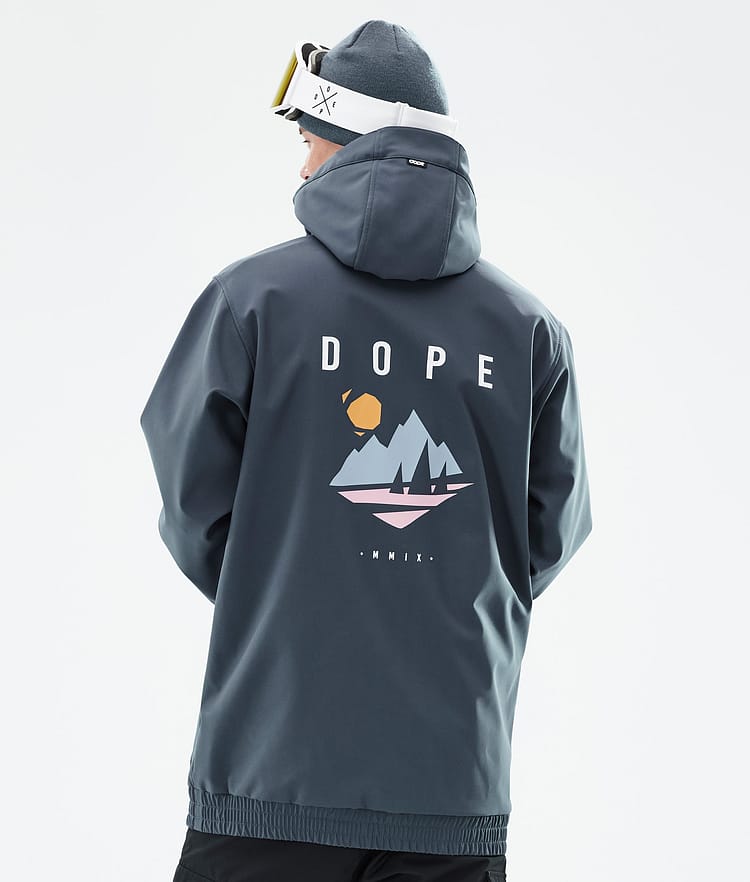 Dope Yeti 2022 Snowboardjakke Herre Pine Metal Blue