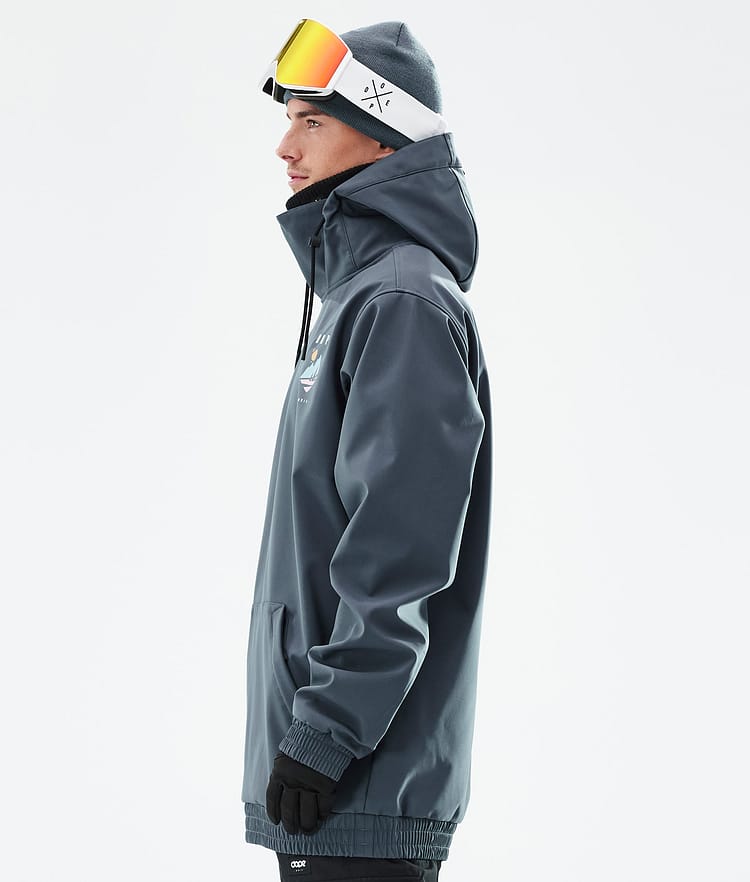 Dope Yeti 2022 Snowboardjakke Herre Pine Metal Blue, Bilde 7 av 8