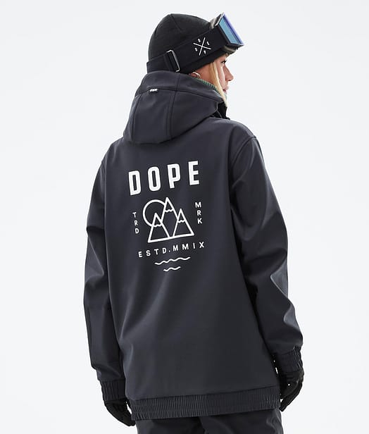 Dope Yeti W 2022 Snowboardjakke Dame Summit Black