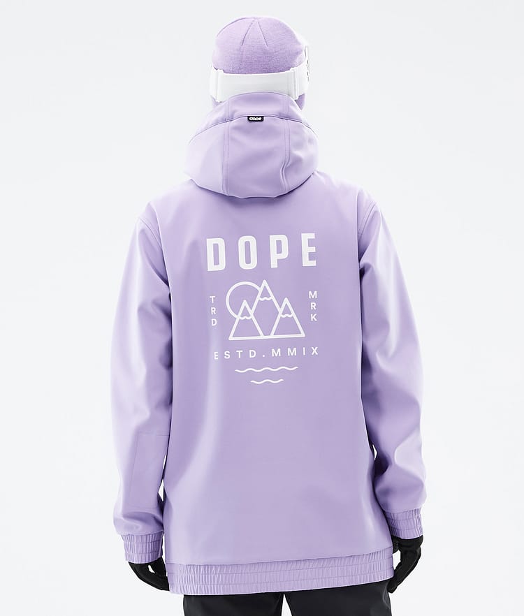 Dope Yeti W 2022 Snowboardjakke Dame Summit Faded Violet Renewed, Bilde 1 av 8