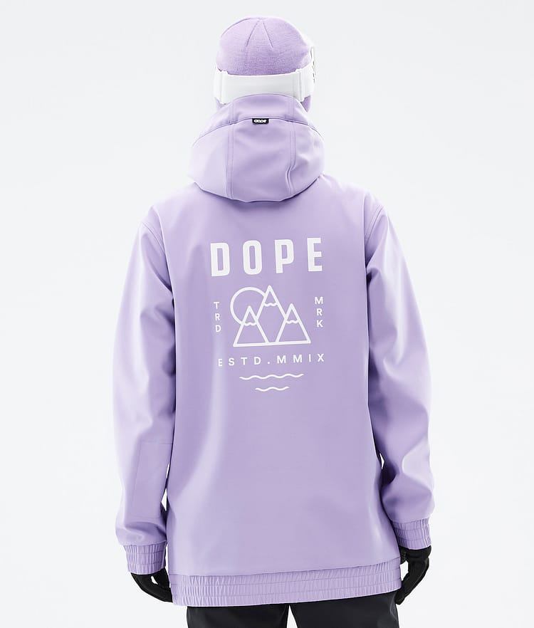 Dope Yeti W 22 Snowboardjakke Dame Summit Faded Violet, Bilde 1 av 8