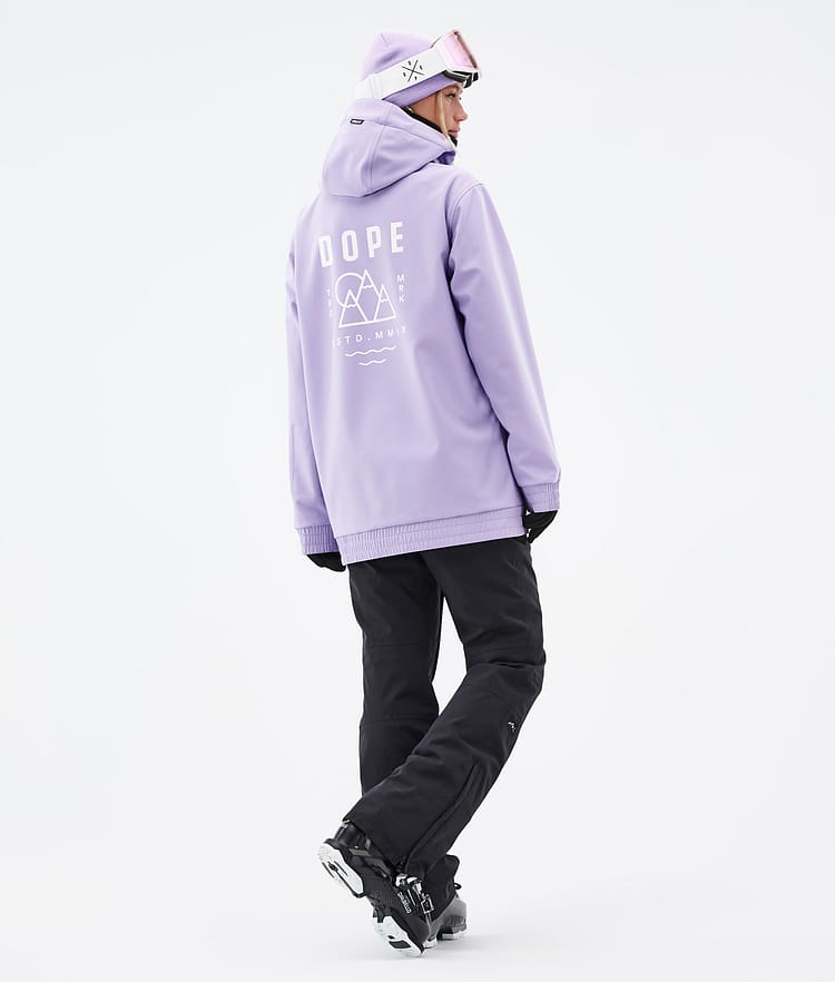 Dope Yeti W 22 Skijakke Dame Summit Faded Violet, Bilde 4 av 8