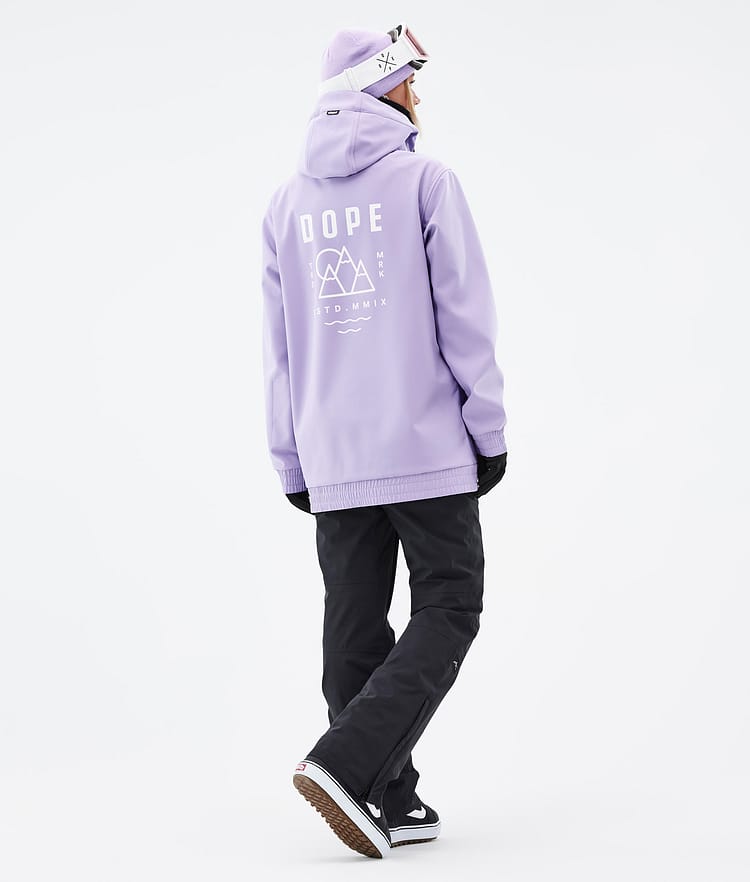 Dope Yeti W 22 Snowboardjakke Dame Summit Faded Violet, Bilde 4 av 8