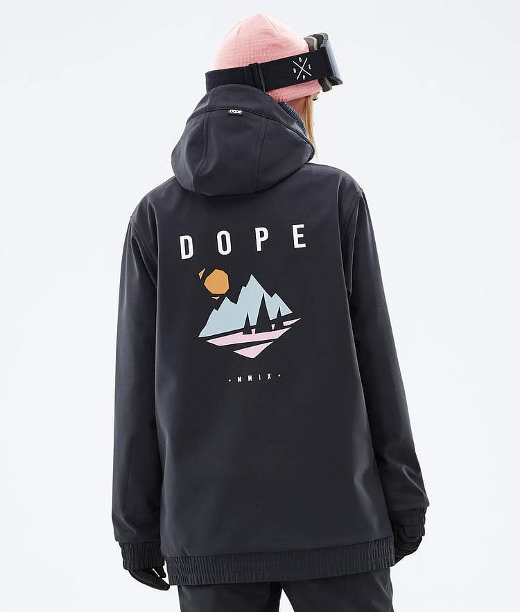Dope Yeti W 2022 Snowboardjakke Dame Pine Black, Bilde 1 av 8