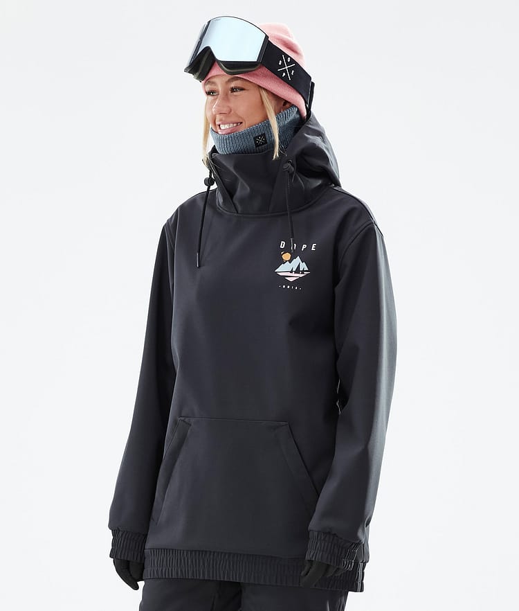 Dope Yeti W 2022 Snowboardjakke Dame Pine Black, Bilde 2 av 8