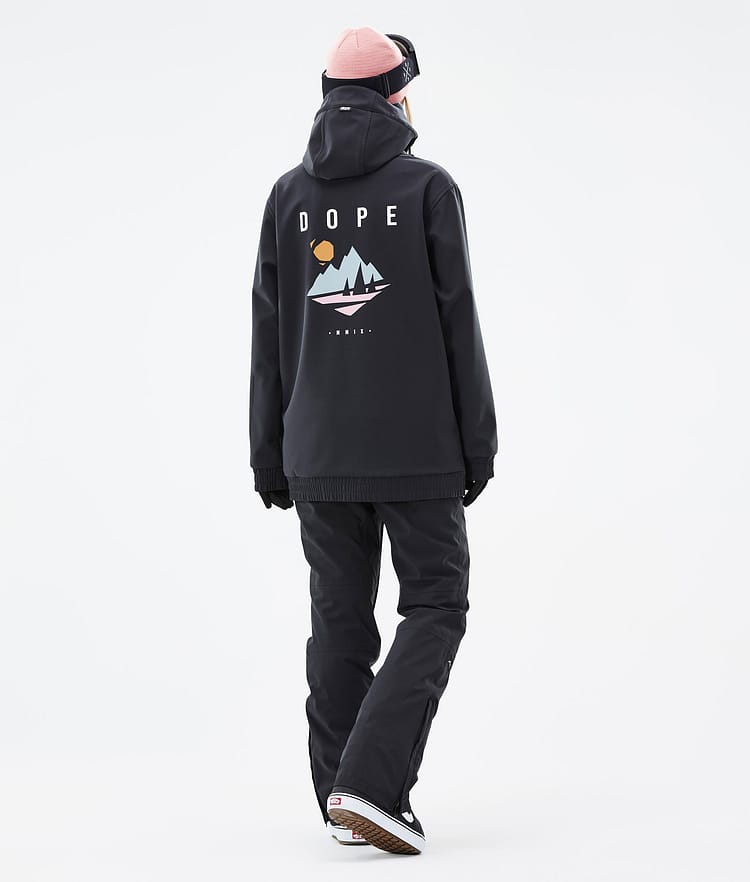 Dope Yeti W 2022 Snowboardjakke Dame Pine Black, Bilde 4 av 8
