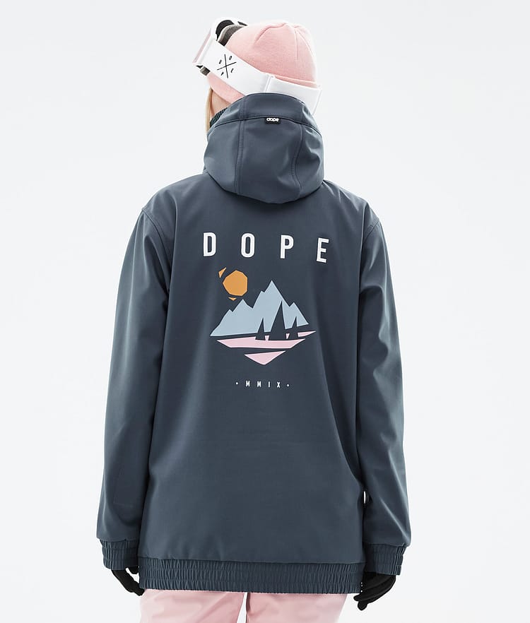 Dope Yeti W 2022 Skijakke Dame Pine Metal Blue, Bilde 1 av 8