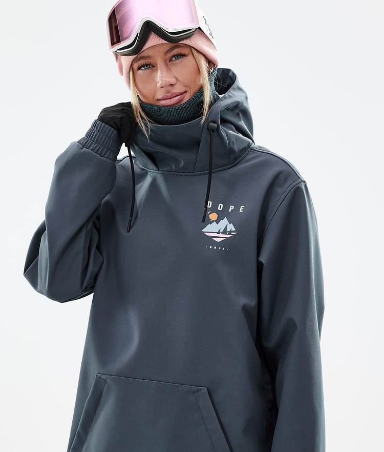 Dope Yeti W 2022 Snowboardjakke Dame Pine Metal Blue, Bilde 3 av 8