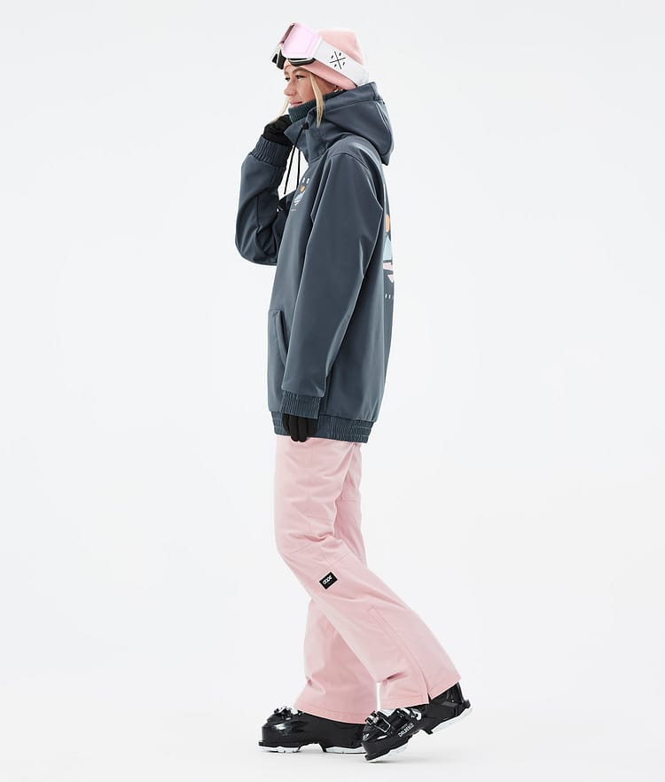 Dope Yeti W 2022 Skijakke Dame Pine Metal Blue, Bilde 5 av 8