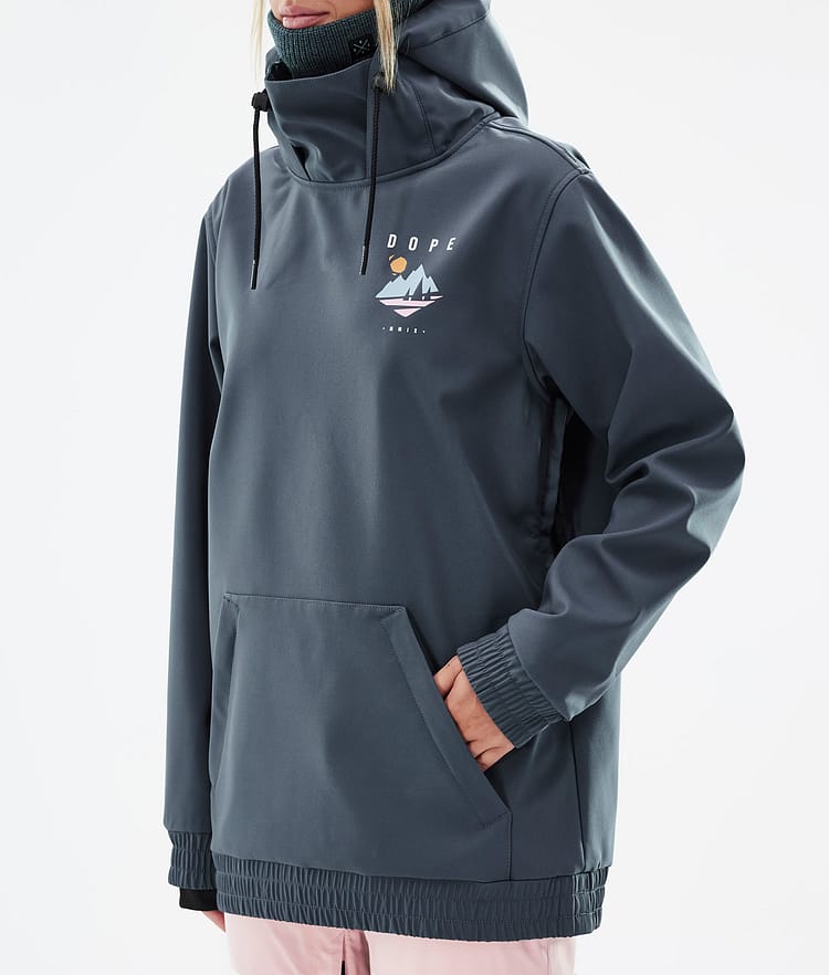 Dope Yeti W 2022 Skijakke Dame Pine Metal Blue, Bilde 8 av 8