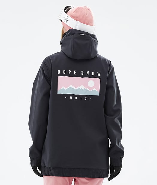 Dope Yeti W 22 Snowboardjakke Dame Range Black