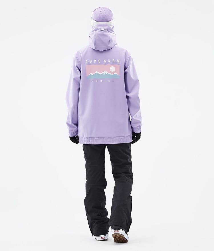 Dope Yeti W 22 Snowboardjakke Dame Range Faded Violet, Bilde 4 av 8