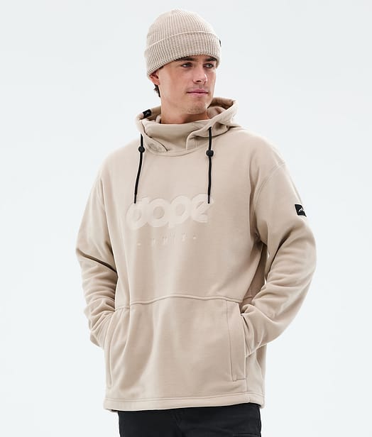 Dope Cozy II Fleecegenser Herre Sand