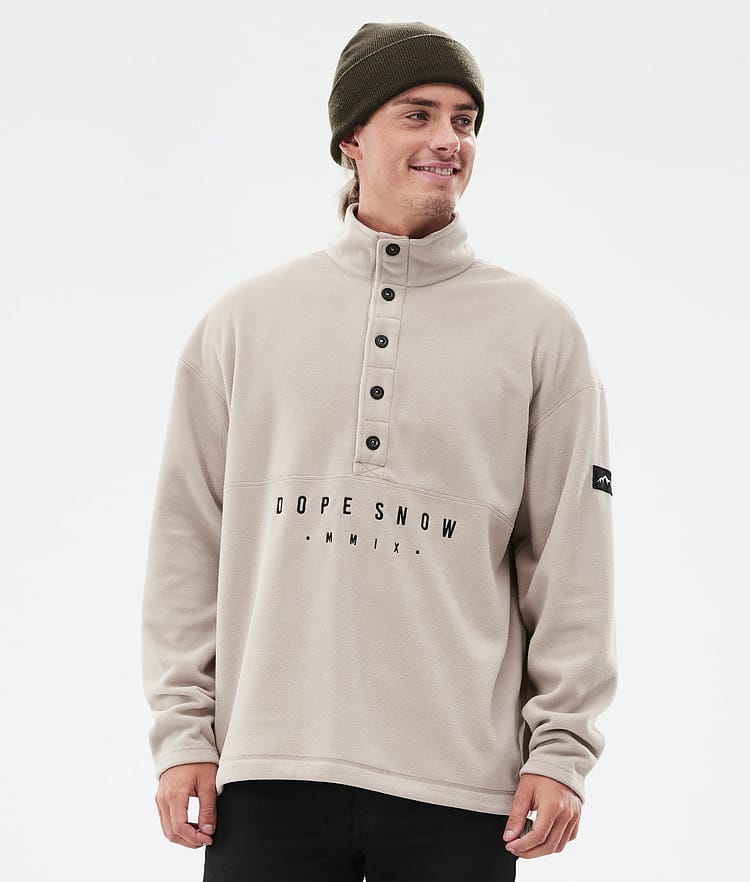 Dope Comfy Fleecegenser Herre Sand/Black Renewed, Bilde 1 av 6