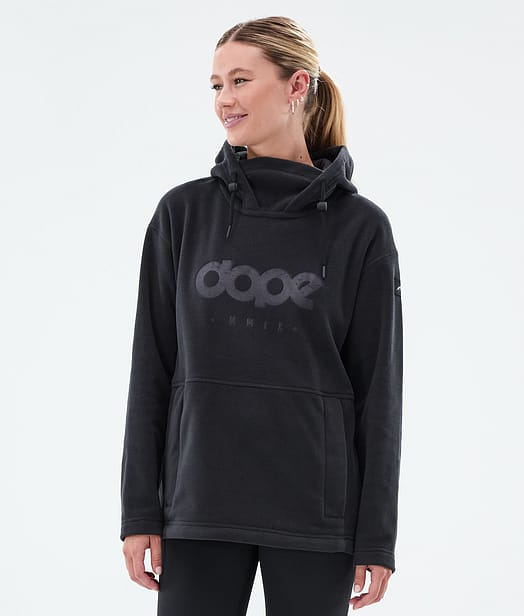 Dope Cozy II W Fleecegenser Dame Black