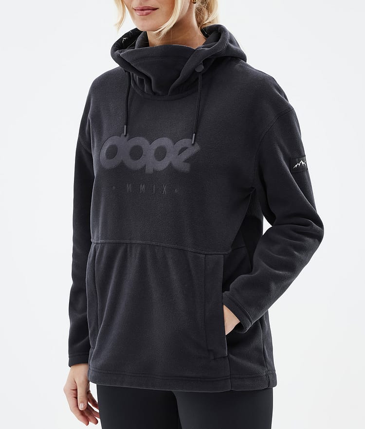 Dope Cozy II W Fleecegenser Dame Black