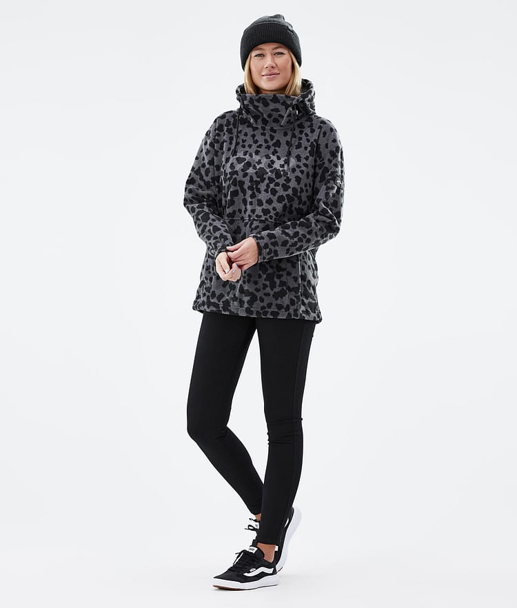 Dope Cozy II W Fleecegenser Dame Dots Phantom, Bilde 3 av 8
