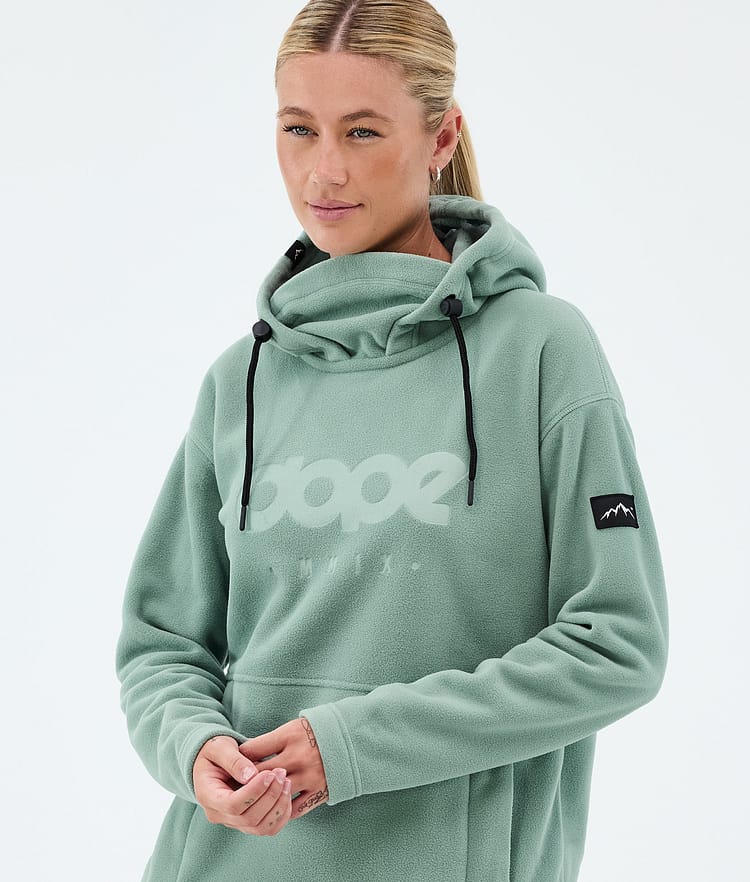 Dope Cozy II W Fleecegenser Dame Faded Green, Bilde 2 av 7