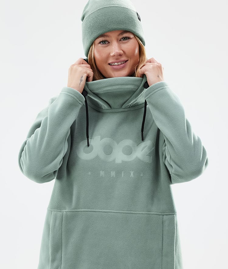 Dope Cozy II W Fleecegenser Dame Faded Green