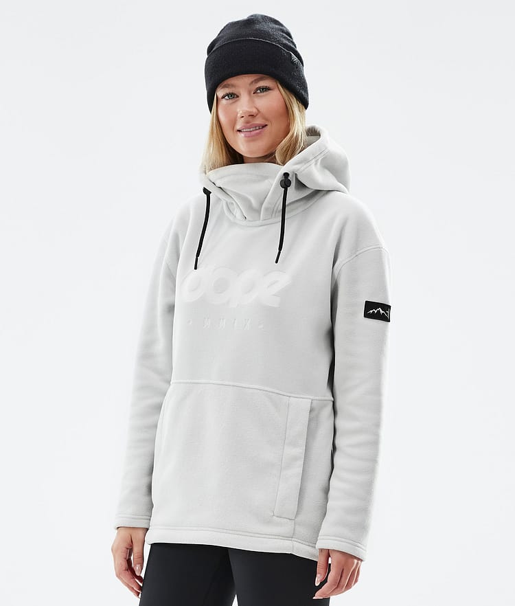 Dope Cozy II W Fleecegenser Dame Light Grey, Bilde 1 av 7