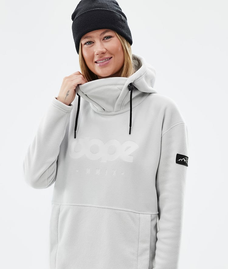 Dope Cozy II W Fleecegenser Dame Light Grey, Bilde 2 av 7