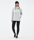 Dope Cozy II W Fleecegenser Dame Light Grey, Bilde 3 av 7
