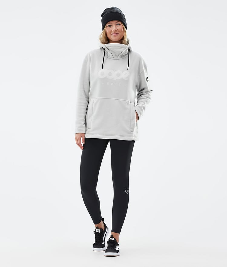 Dope Cozy II W Fleecegenser Dame Light Grey, Bilde 3 av 7