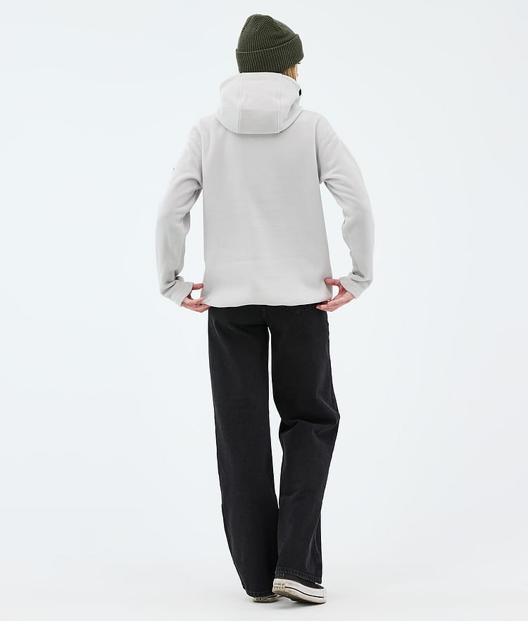 Dope Cozy II W Fleecegenser Dame Light Grey, Image 4 of 7