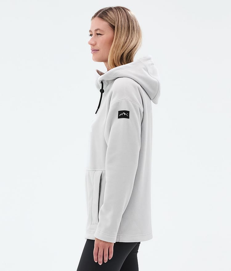 Dope Cozy II W Fleecegenser Dame Light Grey, Bilde 5 av 7