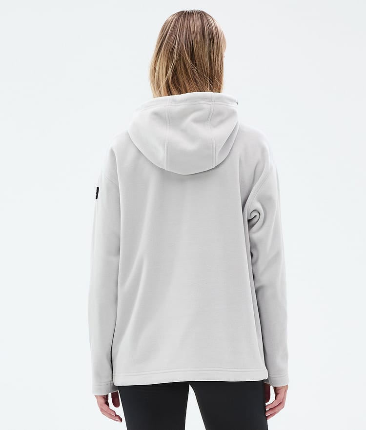 Dope Cozy II W Fleecegenser Dame Light Grey, Bilde 6 av 7