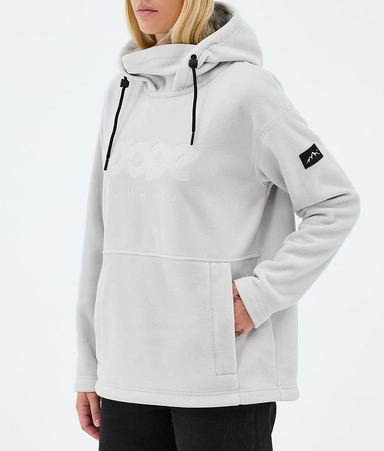 Dope Cozy II W Fleecegenser Dame Light Grey, Image 7 of 7