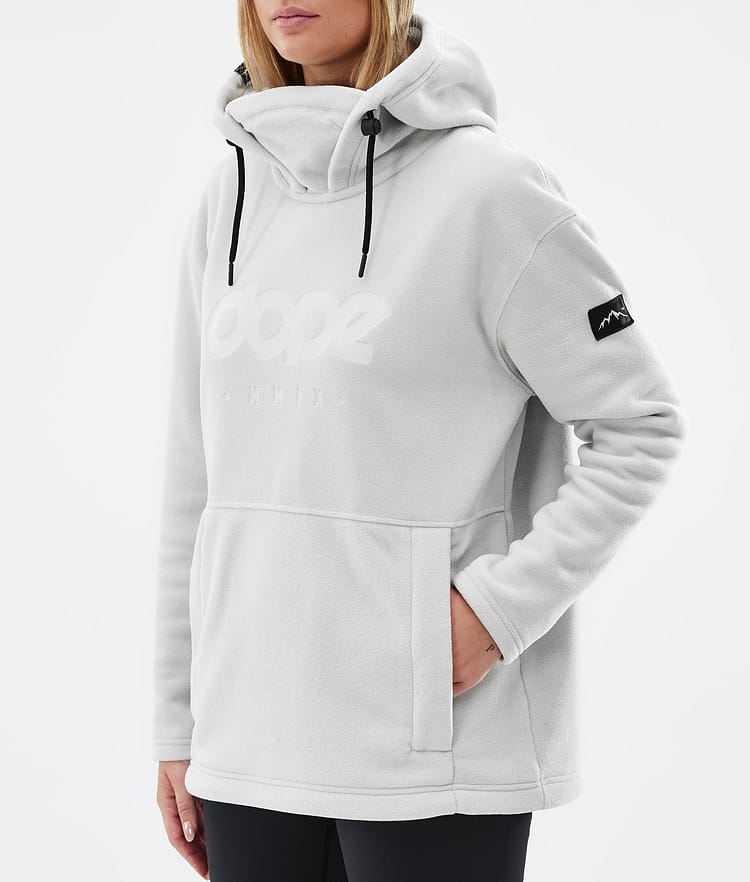 Dope Cozy II W Fleecegenser Dame Light Grey, Bilde 7 av 7