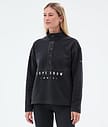 Dope Comfy W Fleecegenser Dame Black