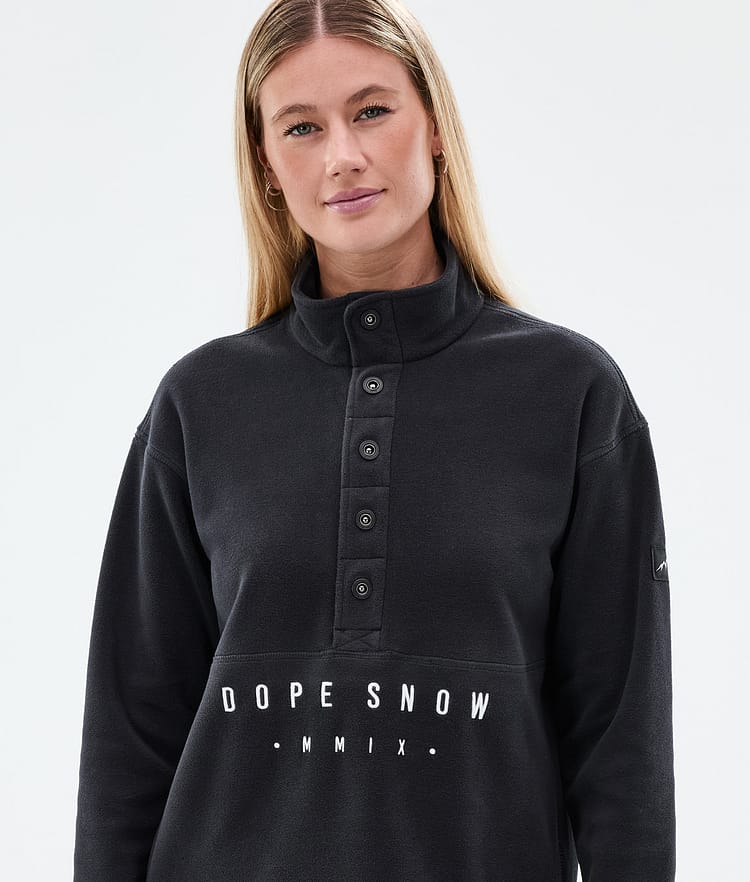 Dope Comfy W Fleecegenser Dame Black, Bilde 2 av 6