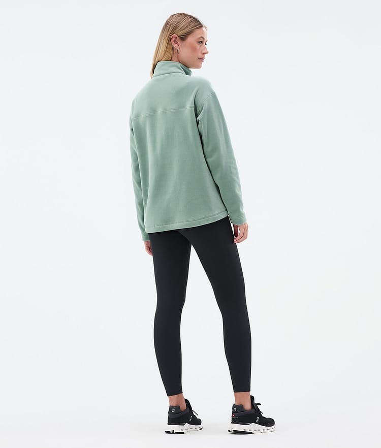 Dope Comfy W Fleecegenser Dame Faded Green, Bilde 4 av 6