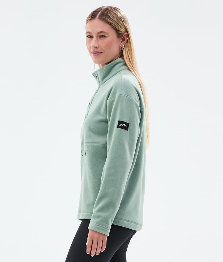 Dope Comfy W Fleecegenser Dame Faded Green, Bilde 5 av 6