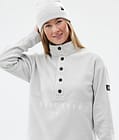 Dope Comfy W Fleecegenser Dame Light Grey/Black, Bilde 2 av 6