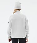 Dope Comfy W Fleecegenser Dame Light Grey/Black, Bilde 6 av 6