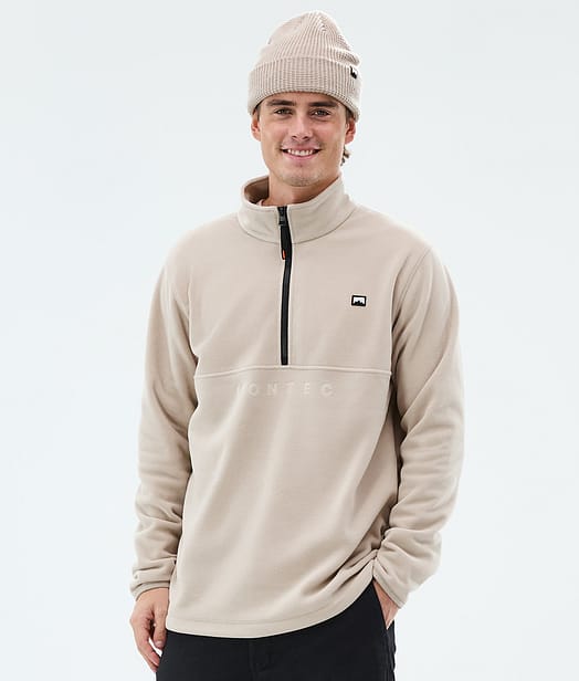 Montec Echo Fleecegenser Herre Sand