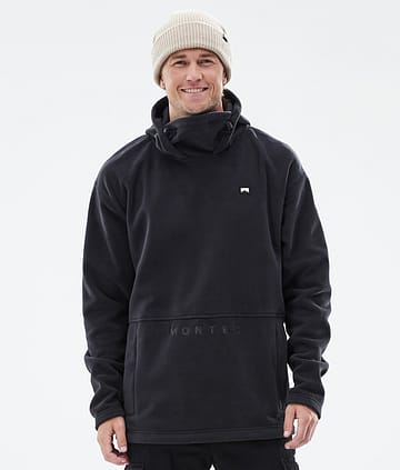 Montec Delta Fleecegenser Herre Black Renewed