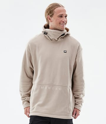Montec Delta Fleecegenser Herre Sand Renewed