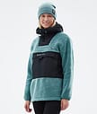 Montec Lima W 22 Fleecegenser Dame Atlantic/Black