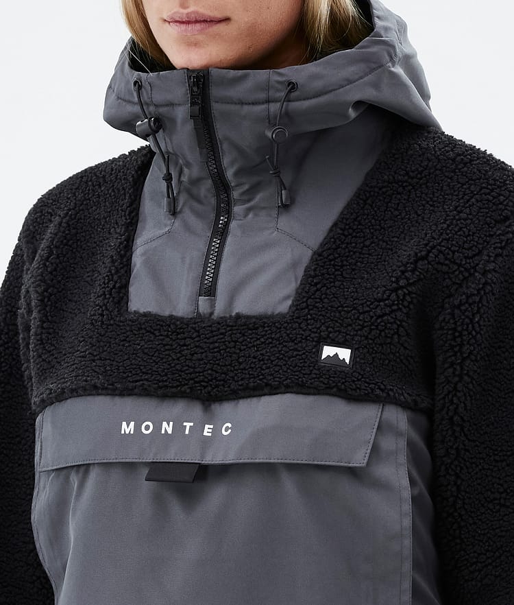 Montec Lima W 2022 Fleecegenser Dame Black/Phantom, Bilde 9 av 10