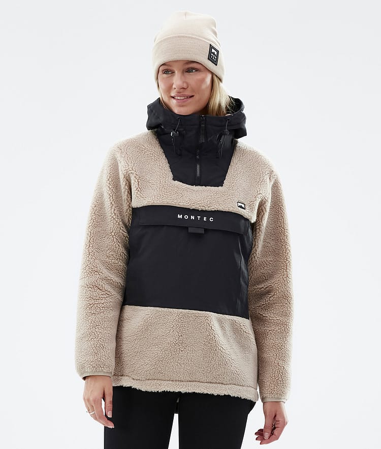 Montec Lima W 22 Fleecegenser Dame Sand/Black, Bilde 1 av 10