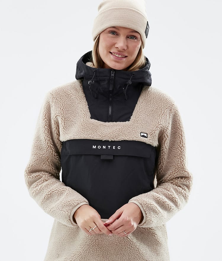 Montec Lima W 22 Fleecegenser Dame Sand/Black, Bilde 2 av 10