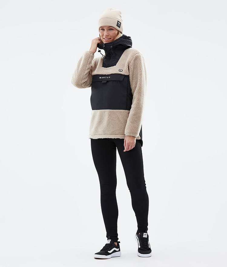Montec Lima W 22 Fleecegenser Dame Sand/Black, Bilde 3 av 10