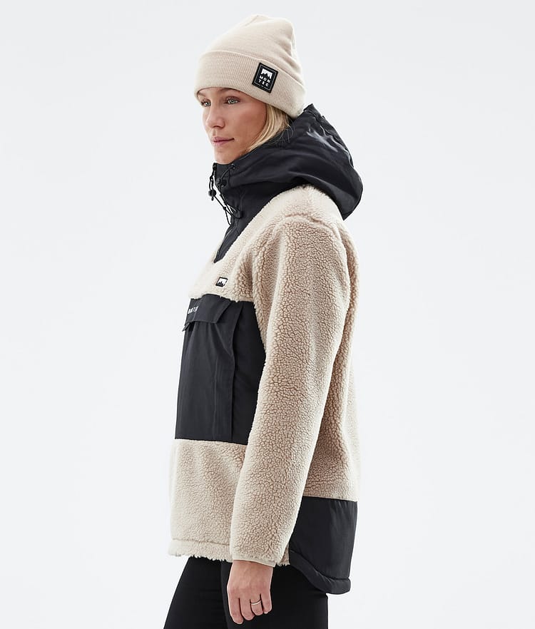 Montec Lima W 22 Fleecegenser Dame Sand/Black, Bilde 5 av 10
