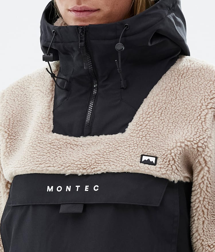 Montec Lima W 22 Fleecegenser Dame Sand/Black, Bilde 9 av 10