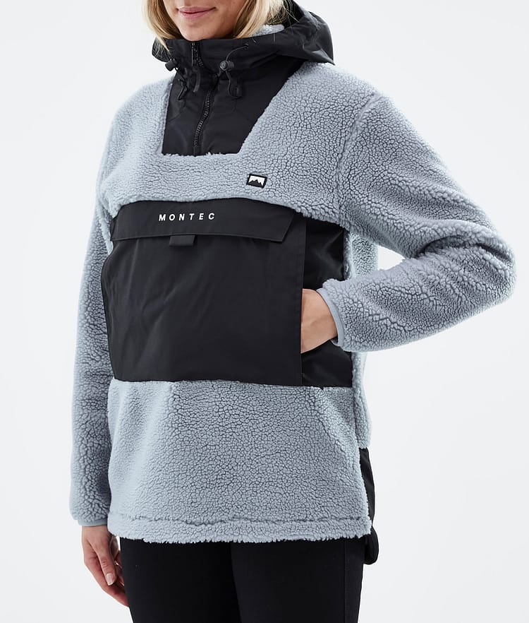 Montec Lima W 22 Fleecegenser Dame Soft Blue/Black, Bilde 7 av 10