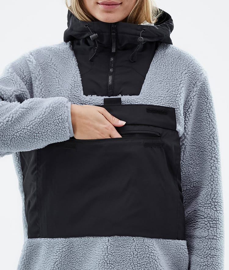 Montec Lima W 22 Fleecegenser Dame Soft Blue/Black, Bilde 8 av 10